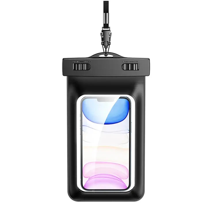 YESIDO WB10 PVC+ABS IPX8 Waterproof Phone Pouch for 6.8-inch Cell Phone Dry Bag with Strap for Outdoor Swimming YESIDO WB10 PVC+ABS IPX8 Waterproof Phone Pouch for 6.8-inch Cell Phone Dry Bag with Strap for Outdoor Swimming